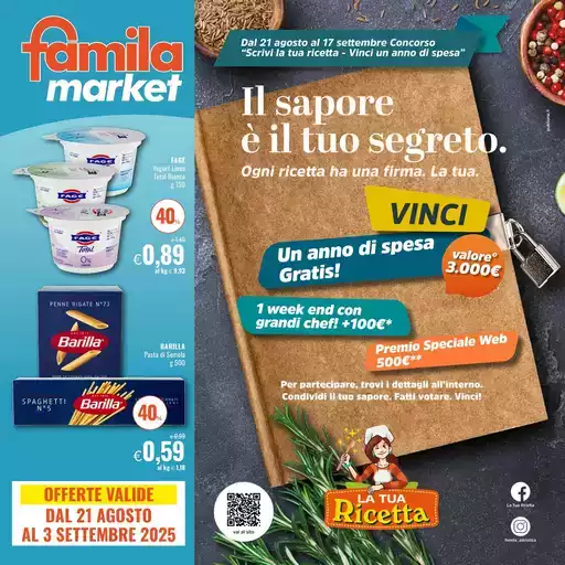 Il sapore e il tuo segreto.