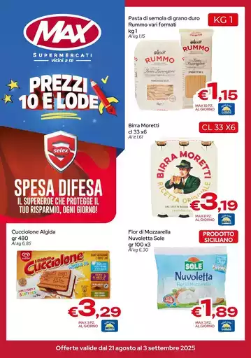 Prezzi 10 e lode Prezzi 10 e lode