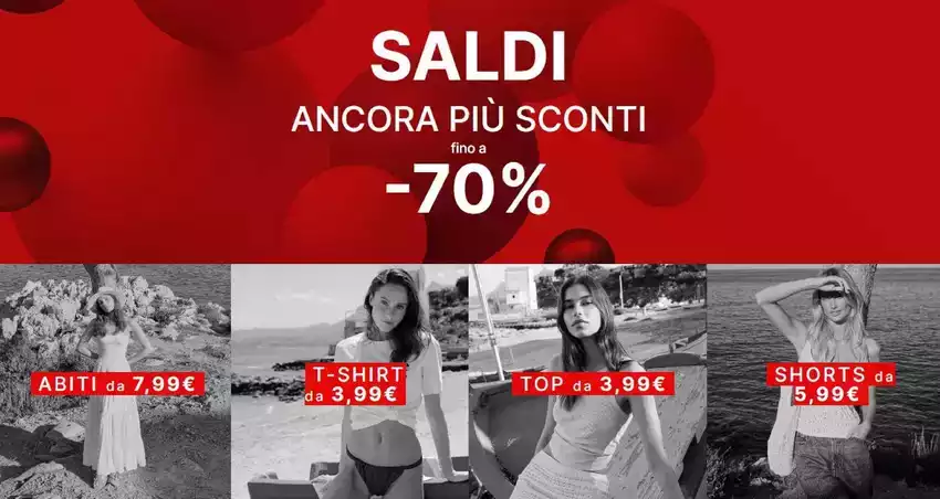 Ancora piu sconti fino a -70%