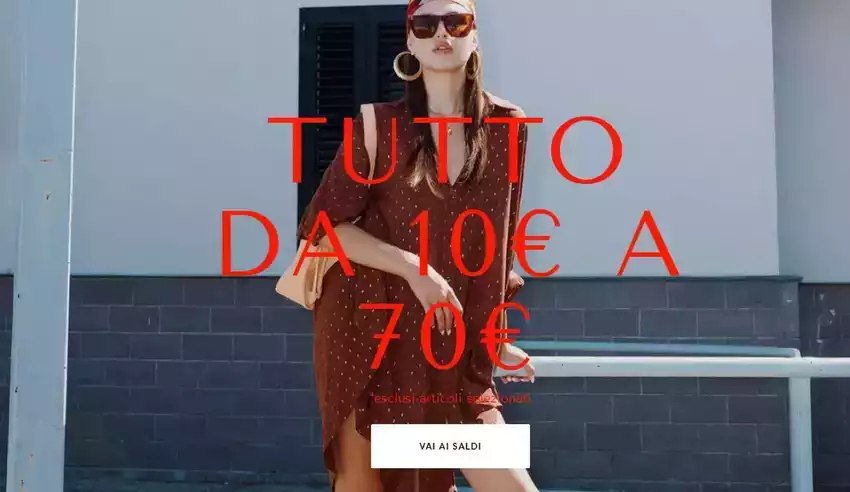 Tutto da 10 euro a 70 euro Tutto da 10 euro a 70 euro
