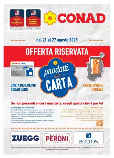 PRODOTTI ALLA CARTA