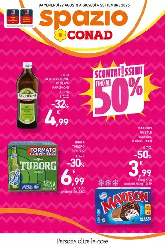 Offerte Spazio Conad: scontatissimi fino al 50%!