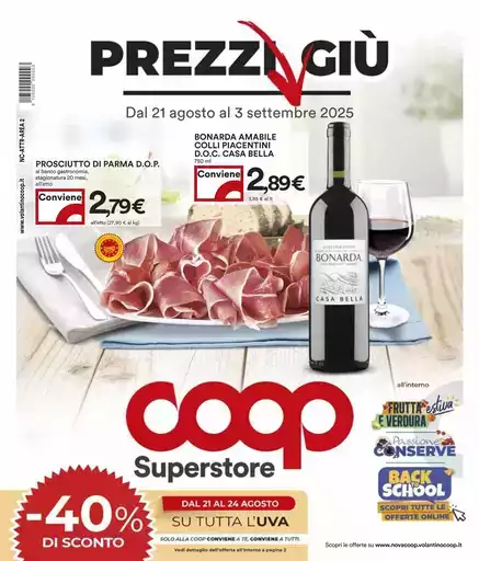 Sconti fino al 40%