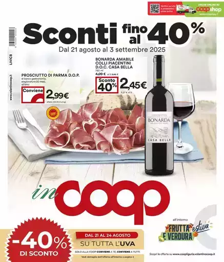 Sconti fino al 40%
