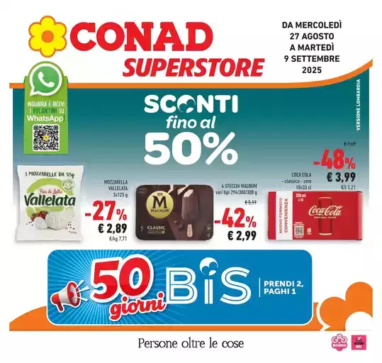 Sconti fino al 50%