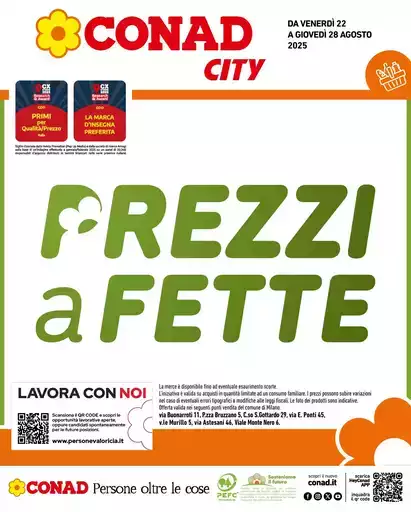 PREZZI A FETTE