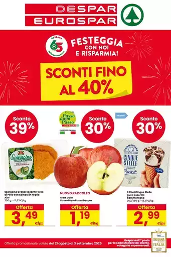 Sconti fino al 40%