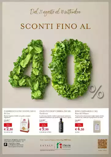 SCONTI FINO AL 40%