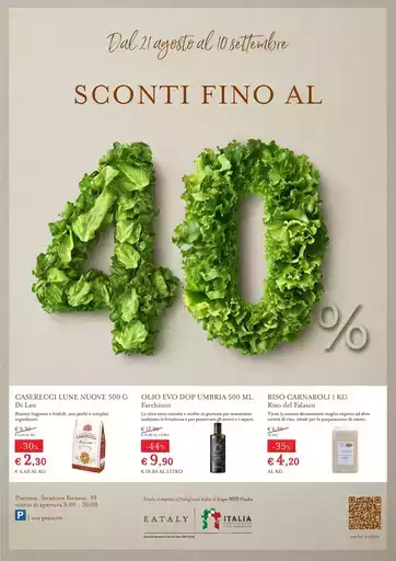 SCONTI FINO AL 40%