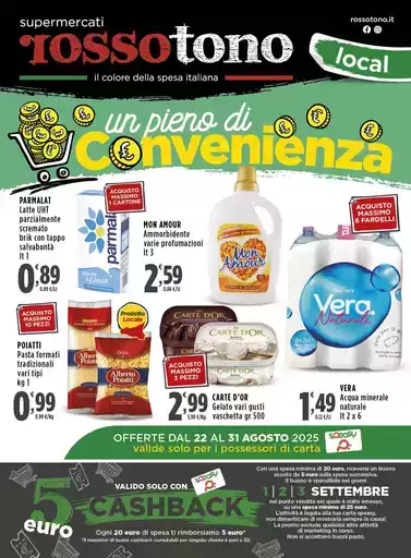 Un pieno di convenienza Un pieno di convenienza