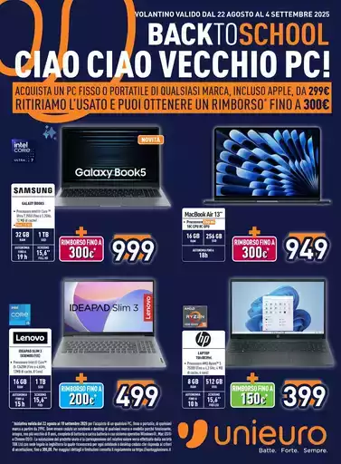 Back to School da Unieuro!