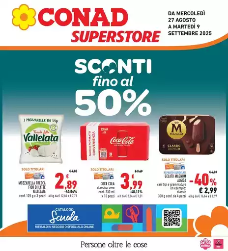 SCONTI FINO AL 50% SCONTI FINO AL 50%