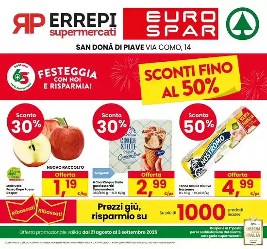Sconti fino al 50% Sconti fino al 50%