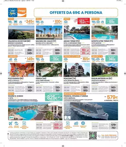 Offerte da 69€ a persona Offerte da 69€ a persona