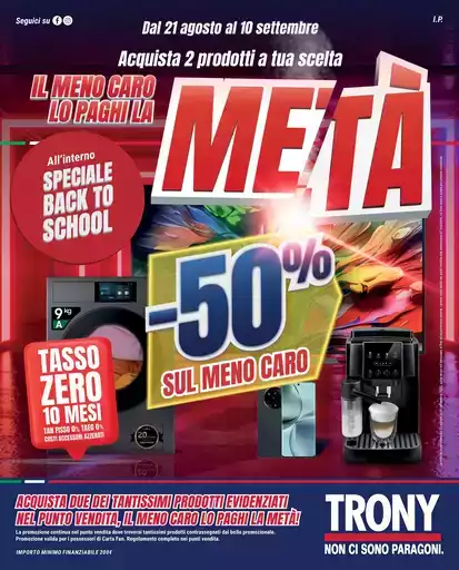 Il meno caro lo paghi la metà