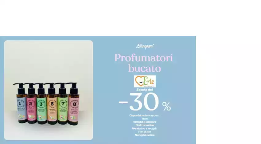 PROFUMATORI PER IL BUCATO CUORE&TE