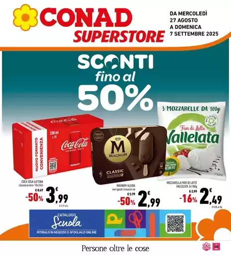 Sconti fino al 50%