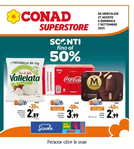Sconti fino al 50%