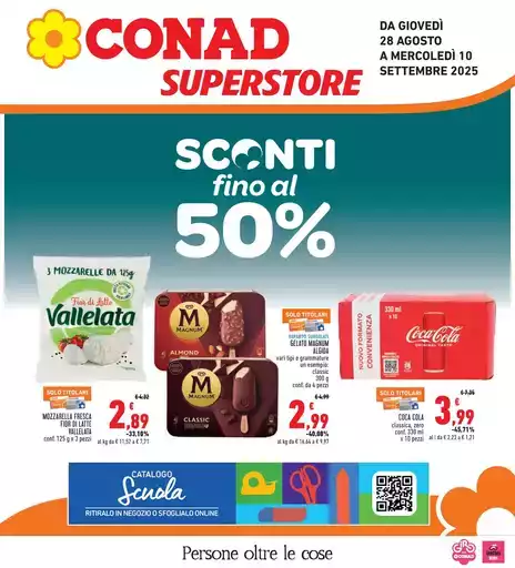 SCONTI FINO AL 50% SCONTI FINO AL 50%