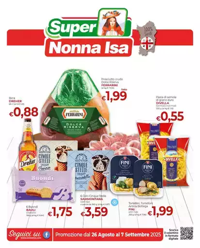 Promozione dal 26 agosto al 7 settembre Promozione dal 26 agosto al 7 settembre