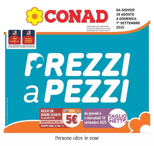 Prezzi a pezzi Prezzi a pezzi