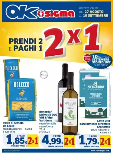 Prendi 2 paghi 1 Prendi 2 paghi 1