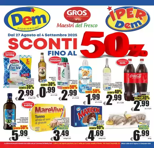 Sconti fino al 50% Sconti fino al 50%