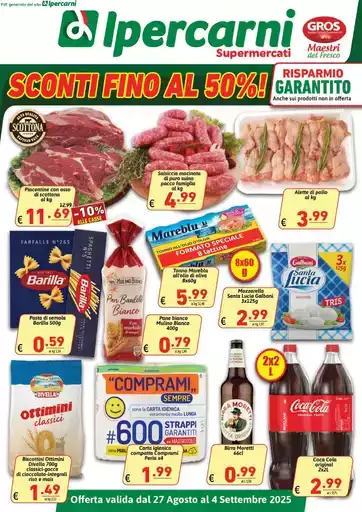 Sconti fino al 50%!