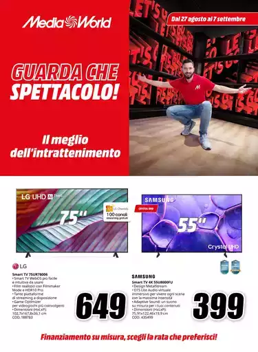 Guarda che spettacolo! Guarda che spettacolo!