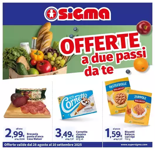 Offerte a due passi da te, Sigma Offerte a due passi da te, Sigma