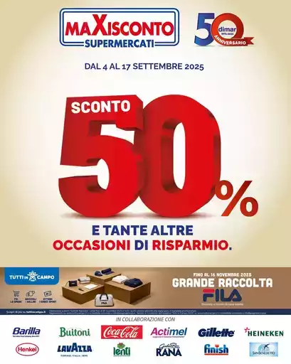 Sconto 50%