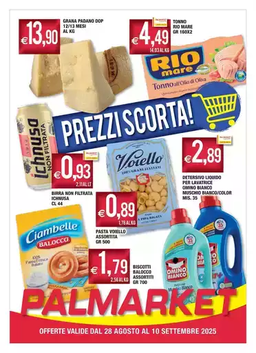 Prezzi scorta Prezzi scorta