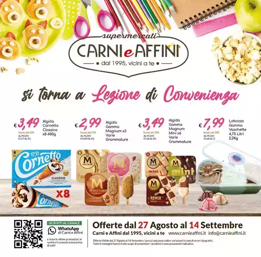 Si torna a lezione di Convenienza! Si torna a lezione di Convenienza!