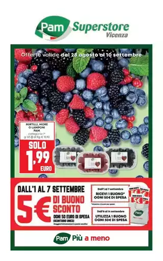 Offerte valide dal 28 agosto al 10 settembre Offerte valide dal 28 agosto al 10 settembre