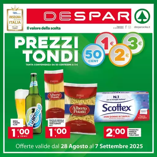 Prezzi tondi