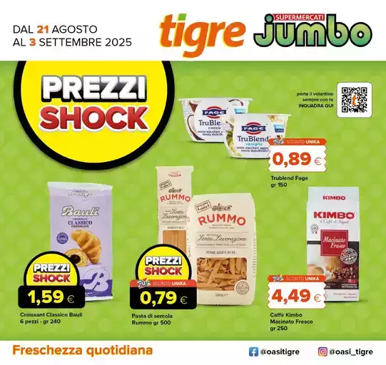 Prezzi shock