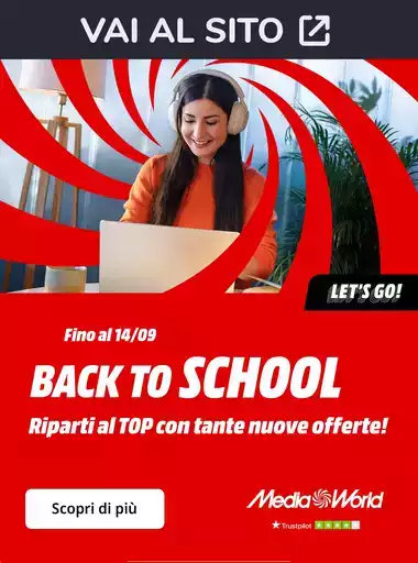 Back to School da MediaWorld! Back to School da MediaWorld!
