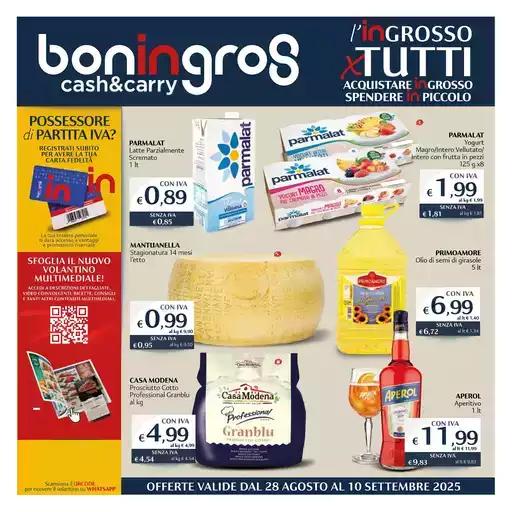 Offerte valide dal 28 agosto al 10 settembre Offerte valide dal 28 agosto al 10 settembre