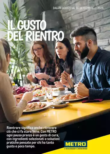 Il gusto del rientro Il gusto del rientro