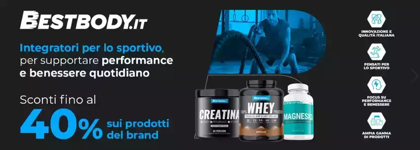 Sconti fino al 40% Sconti fino al 40%
