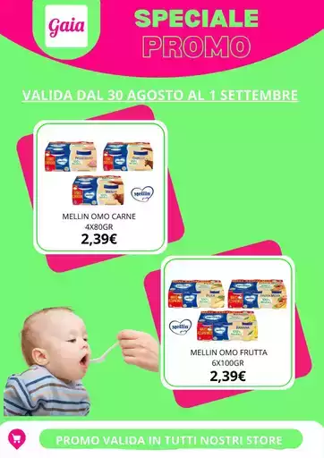 Valida dal 30 agosto al 1 settembre Valida dal 30 agosto al 1 settembre