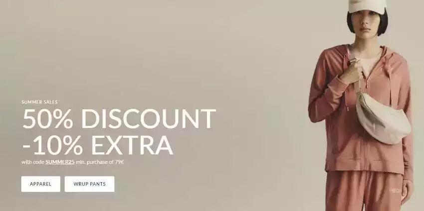 50% Discount + Extra 10% 50% Discount + Extra 10%