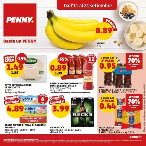 Dall'11 al 21 settembre