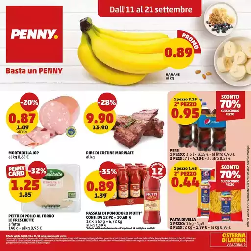 Dall'11 al 21 settembre