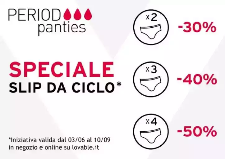 Speciale slip da ciclo Speciale slip da ciclo