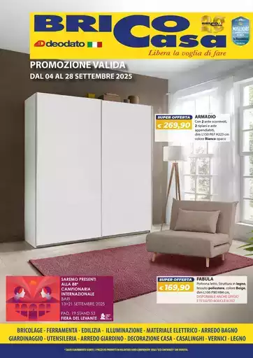 Dal 04 al 28 Settembre 2025 Dal 04 al 28 Settembre 2025