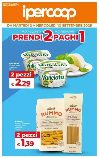 Prendi 2, paghi 1 Prendi 2, paghi 1