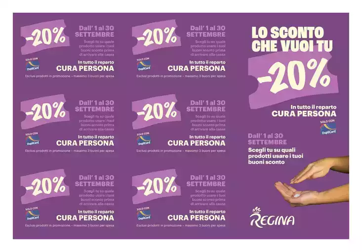 Lo sconto che vuoi tu -20% Lo sconto che vuoi tu -20%