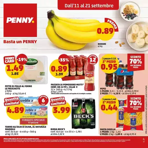 Dall'11 al 21 settembre Dall'11 al 21 settembre