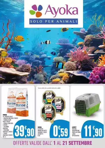Offerte valide dall' 1 al 21 settembre Offerte valide dall' 1 al 21 settembre